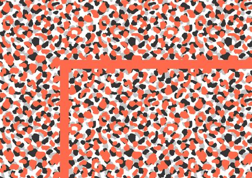 Neon Leopard -Orange